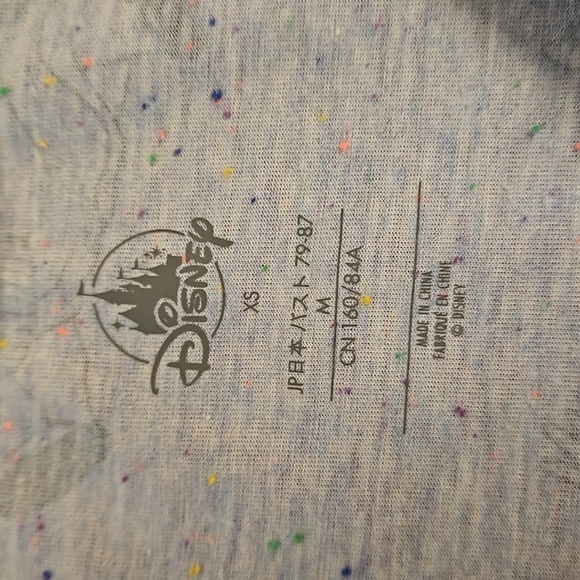 Disney Alice in Wonderland XS blue gray cuffed tee Orgl 1951 movie graphics EUC - Picture 5 of 7